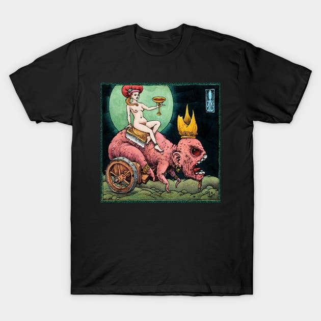 The Chariot T-Shirt by Krakenart